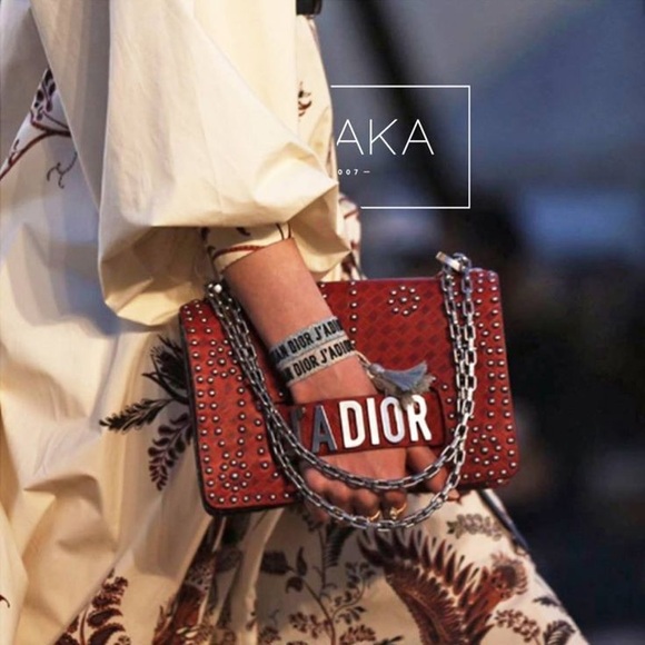 Dior: JADIOR Clutch Studded Shoulder Bag *RARE* - Picture 6 of 16